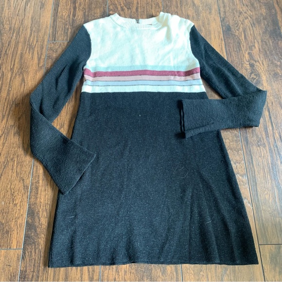 Free People Womens Colorblock Sweater Dress black - Picture 4 of 11